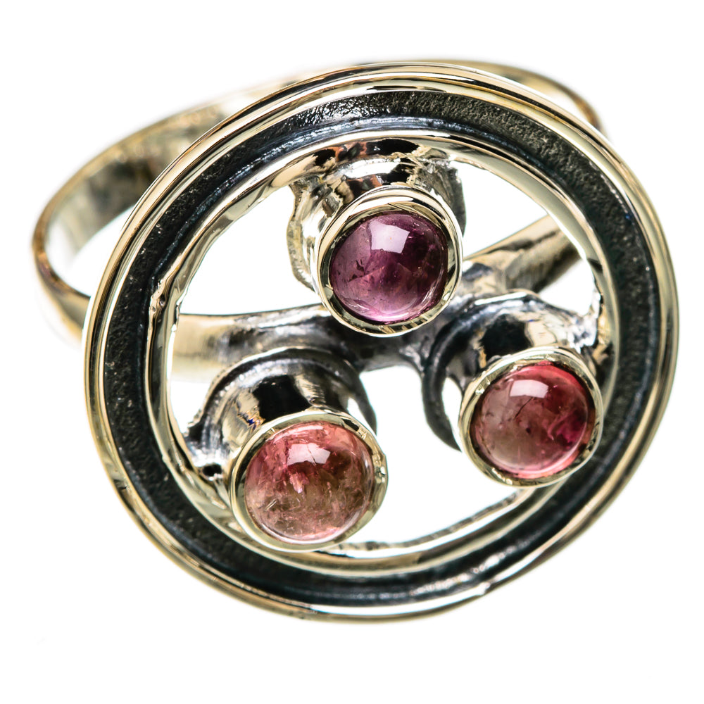 Pink Tourmaline Rings handcrafted by Ana Silver Co - RING104475 - Photo 2