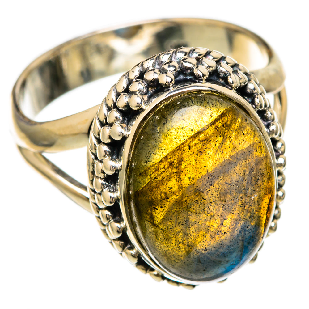 Labradorite Rings handcrafted by Ana Silver Co - RING104505 - Photo 2