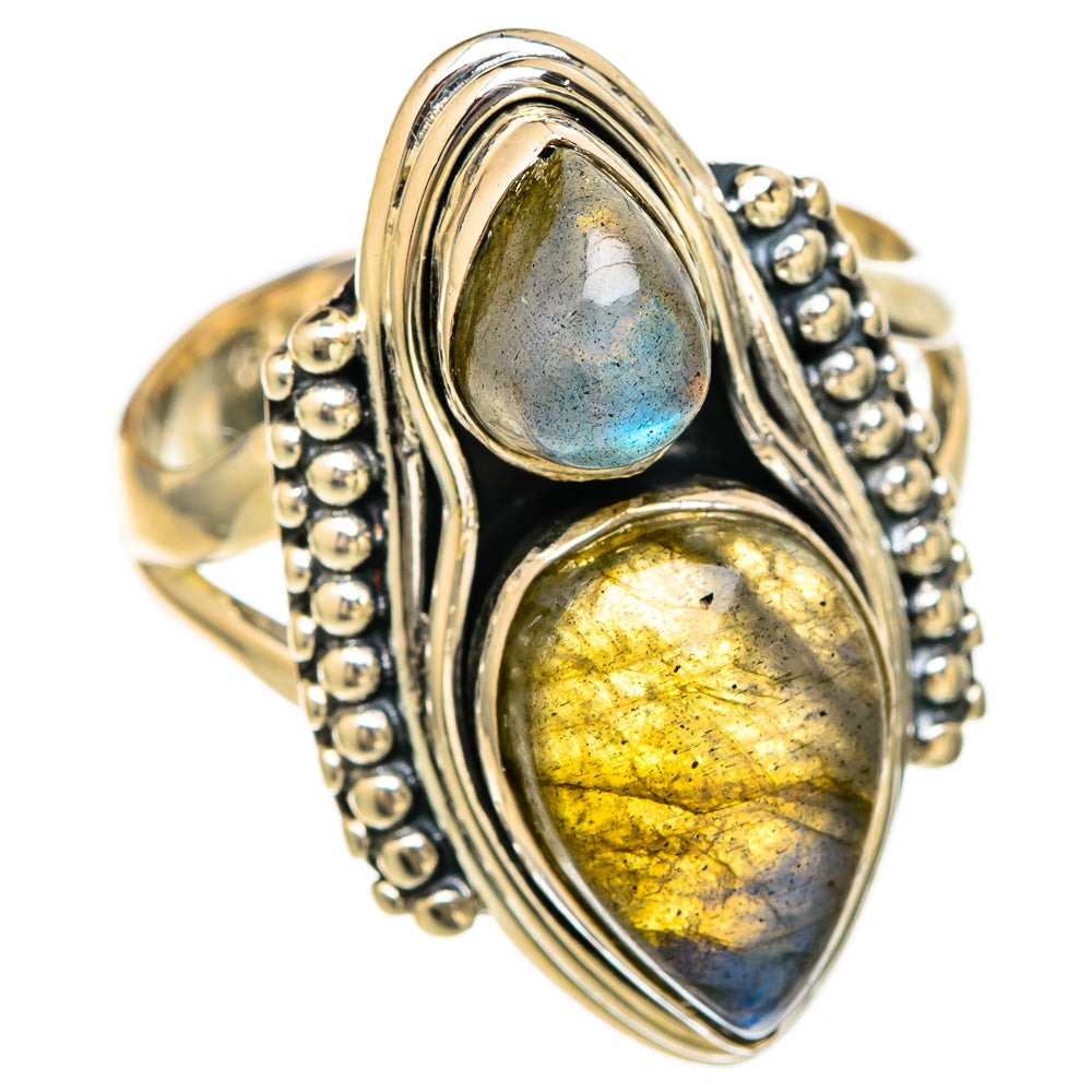 Labradorite Rings handcrafted by Ana Silver Co - RING104526 - Photo 2