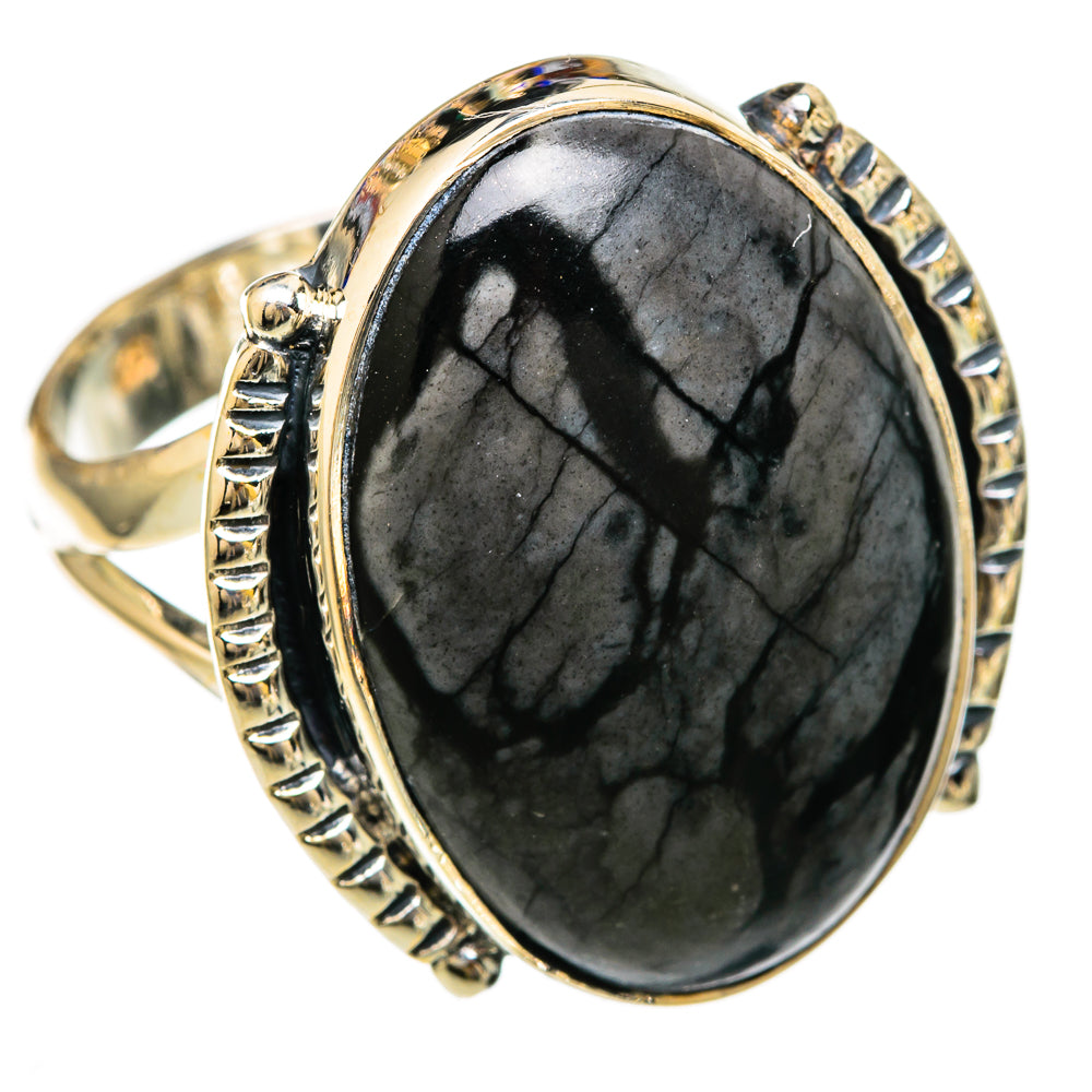 Picasso Jasper Rings handcrafted by Ana Silver Co - RING104536 - Photo 2