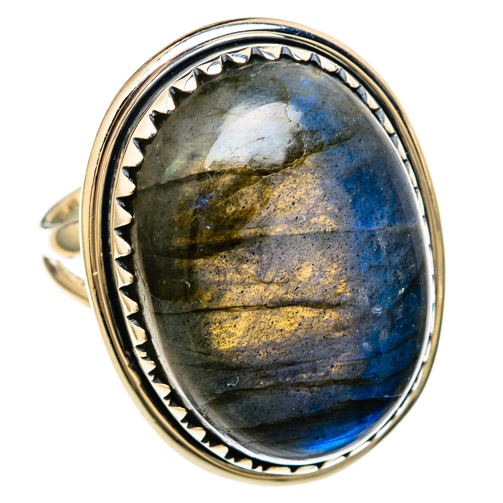 Labradorite Rings handcrafted by Ana Silver Co - RING104548 - Photo 2