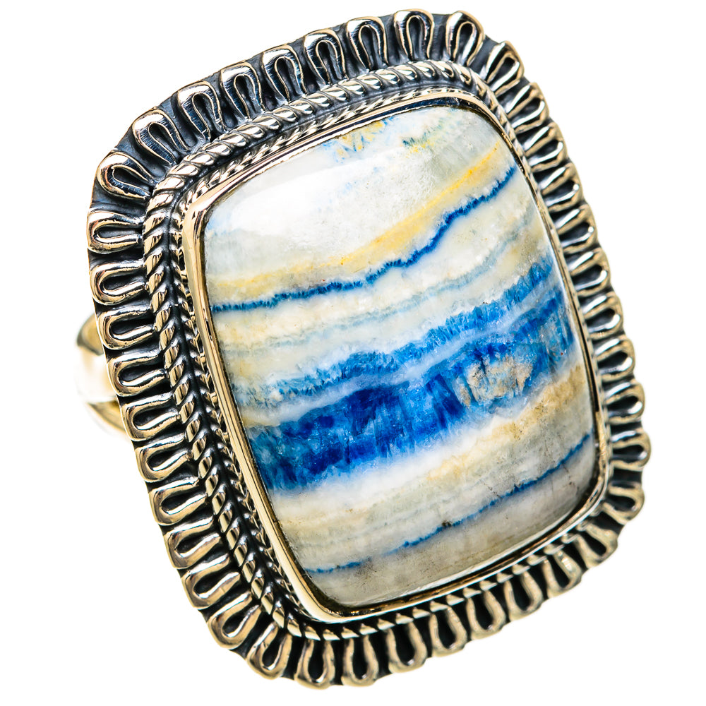 Blue Scheelite Rings handcrafted by Ana Silver Co - RING104550 - Photo 2