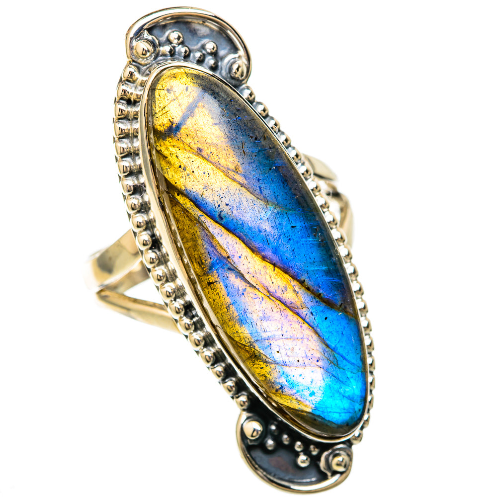 Labradorite Rings handcrafted by Ana Silver Co - RING104552 - Photo 2