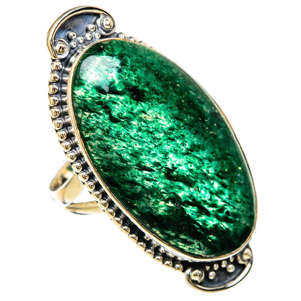 Green Aventurine Rings handcrafted by Ana Silver Co - RING104555 - Photo 2
