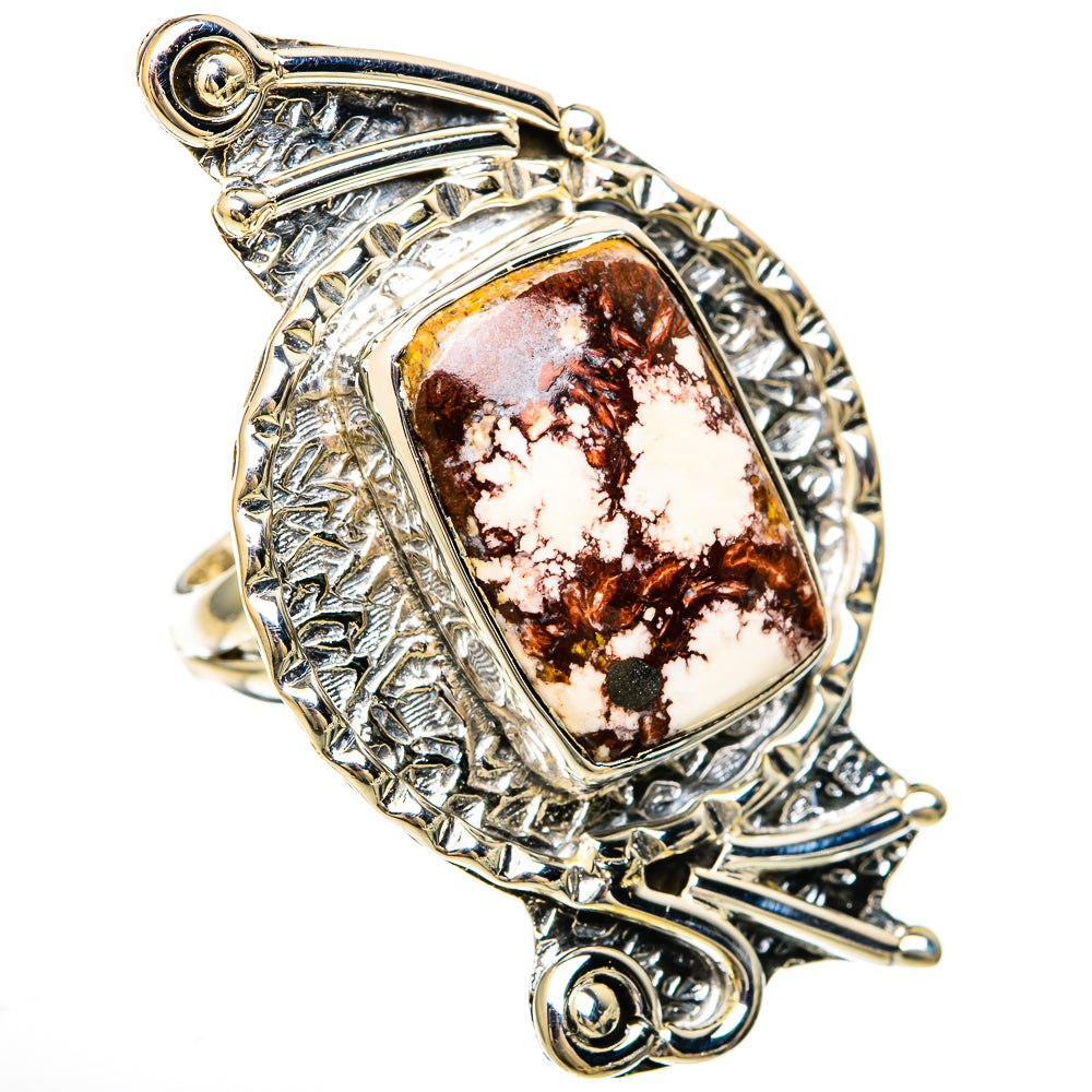 Wild Horse Jasper Rings handcrafted by Ana Silver Co - RING104563 - Photo 2