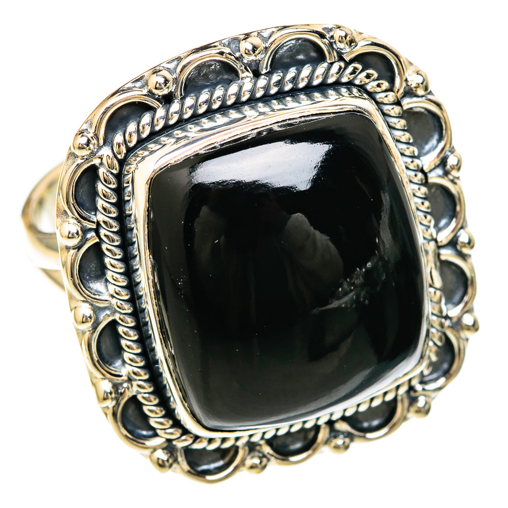 Black Onyx Rings handcrafted by Ana Silver Co - RING104577 - Photo 2