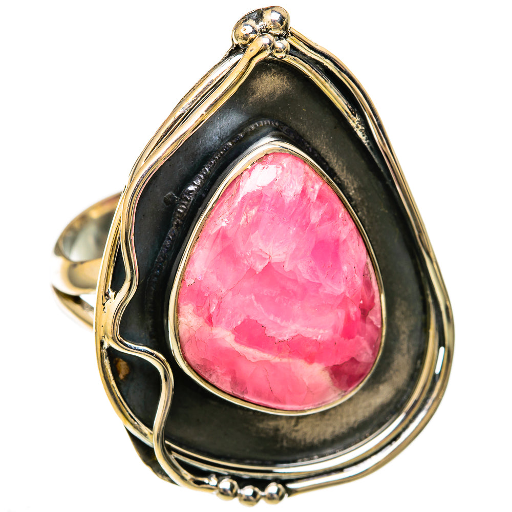 Rhodochrosite Rings handcrafted by Ana Silver Co - RING104604 - Photo 2