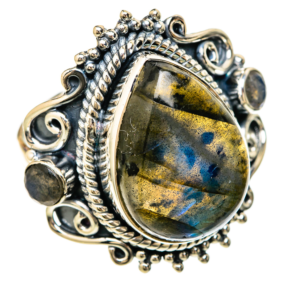 Labradorite Rings handcrafted by Ana Silver Co - RING104627 - Photo 2