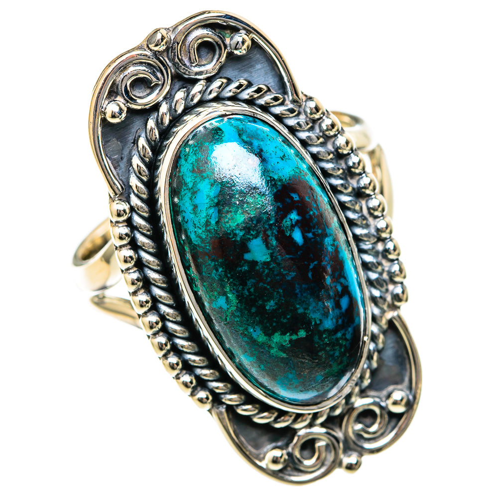 Shattuckite Rings handcrafted by Ana Silver Co - RING104682 - Photo 2