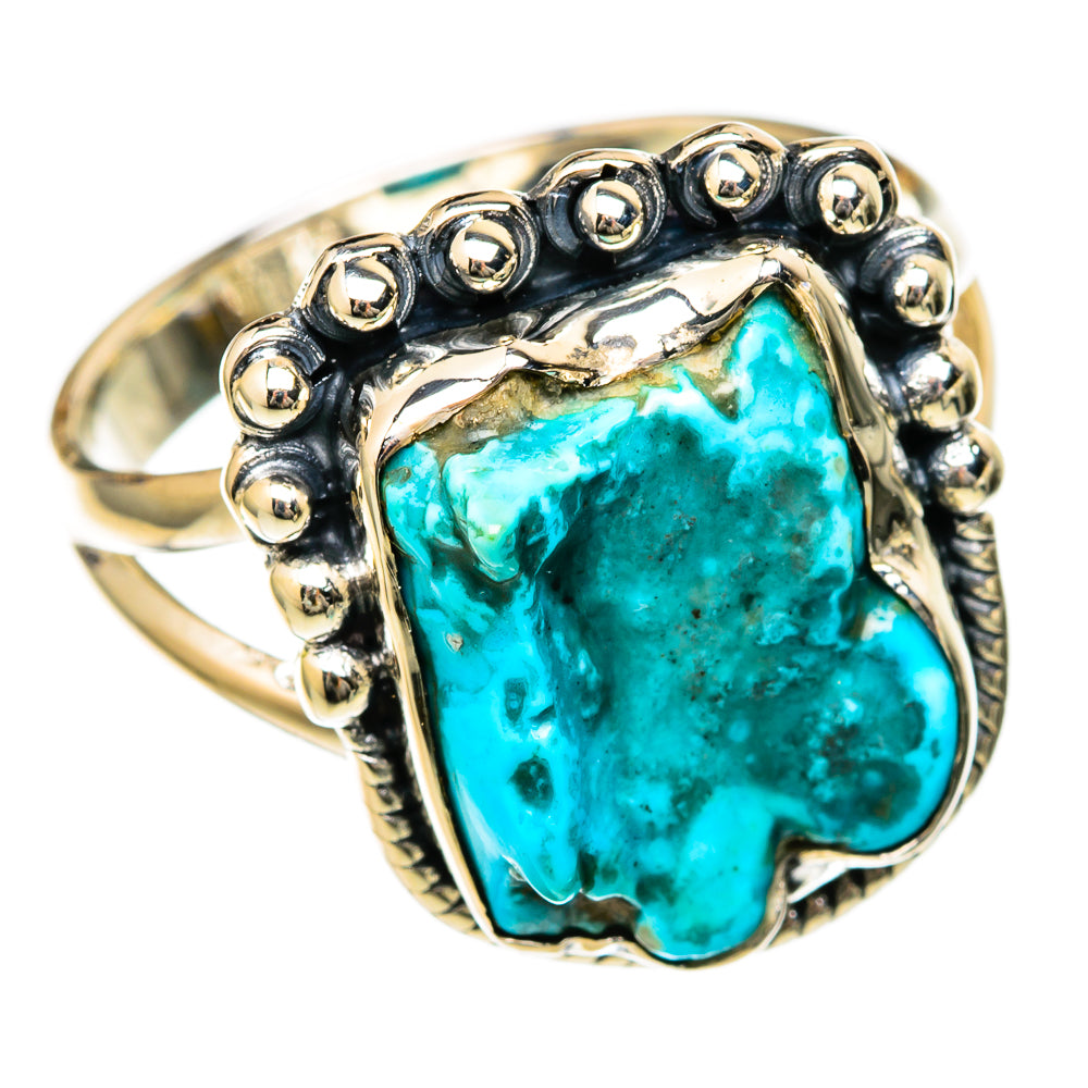 Turquoise Rings handcrafted by Ana Silver Co - RING104712 - Photo 2