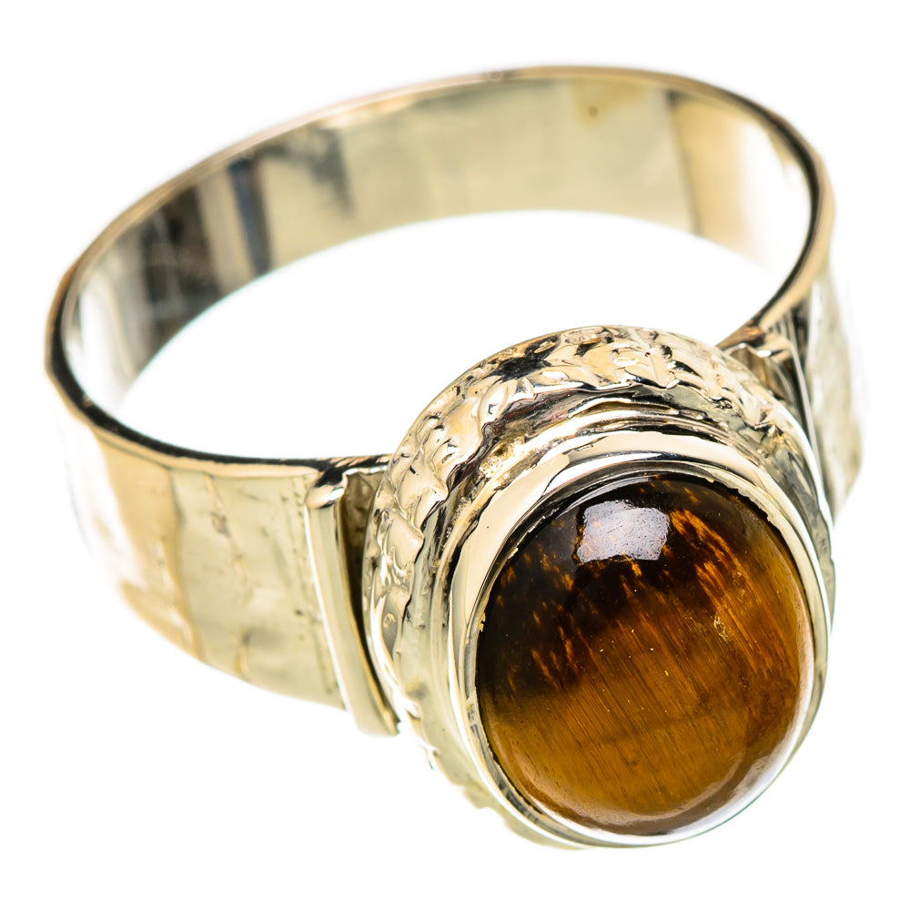 Tiger Eye Rings handcrafted by Ana Silver Co - RING104815 - Photo 2