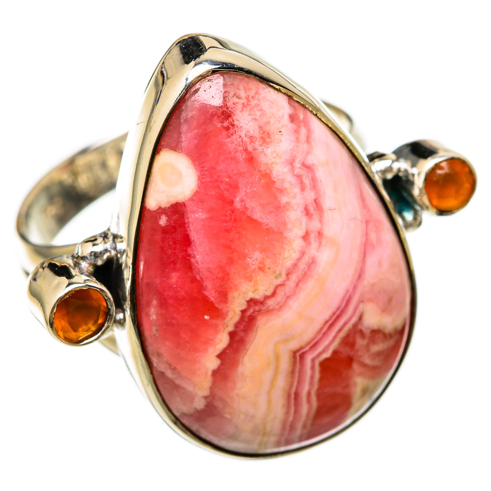 Rhodochrosite Rings handcrafted by Ana Silver Co - RING104917 - Photo 2