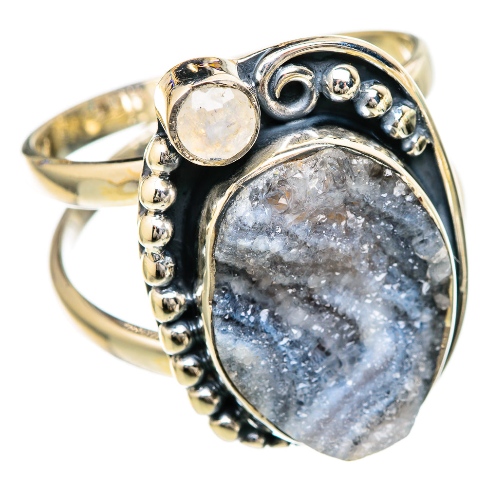 Desert Druzy Rings handcrafted by Ana Silver Co - RING104996 - Photo 2