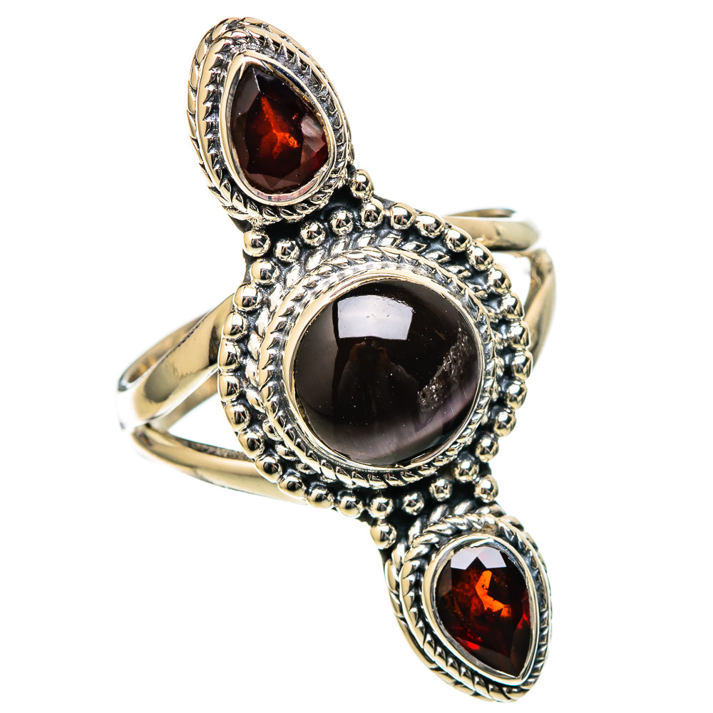 Garnet Rings handcrafted by Ana Silver Co - RING105034 - Photo 2