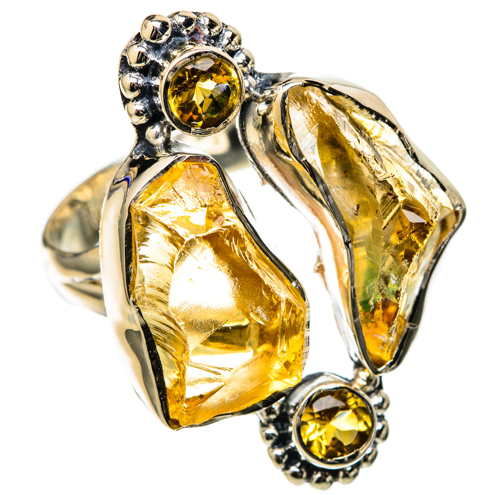 Citrine Rings handcrafted by Ana Silver Co - RING105065 - Photo 2