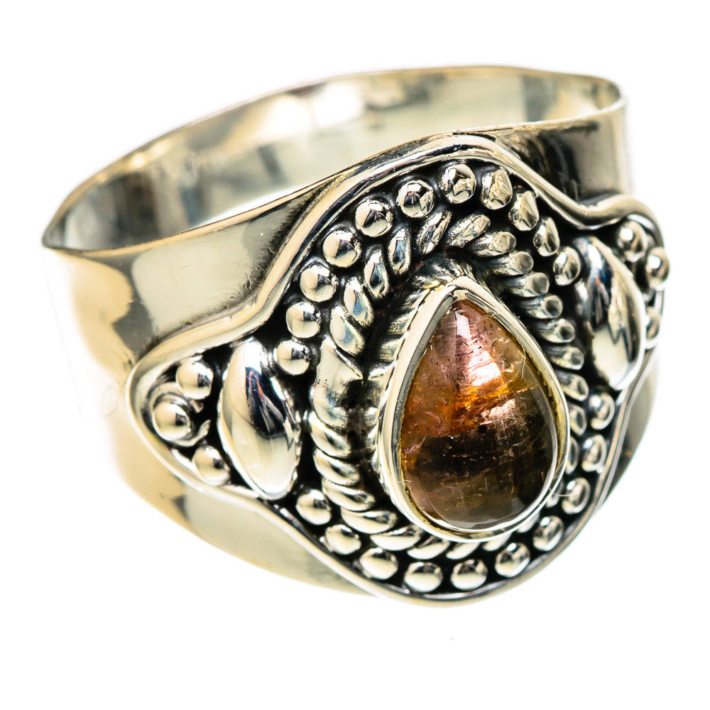 Pink Tourmaline Rings handcrafted by Ana Silver Co - RING105080 - Photo 2