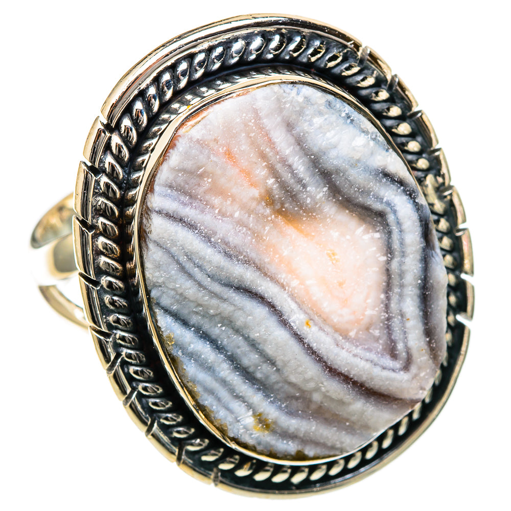 Desert Druzy Rings handcrafted by Ana Silver Co - RING105118 - Photo 2