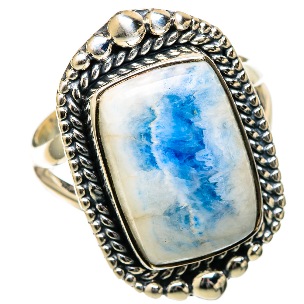 Blue Scheelite Rings handcrafted by Ana Silver Co - RING105174 - Photo 2