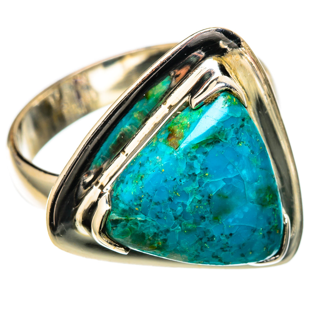 Chrysocolla Rings handcrafted by Ana Silver Co - RING105196 - Photo 2