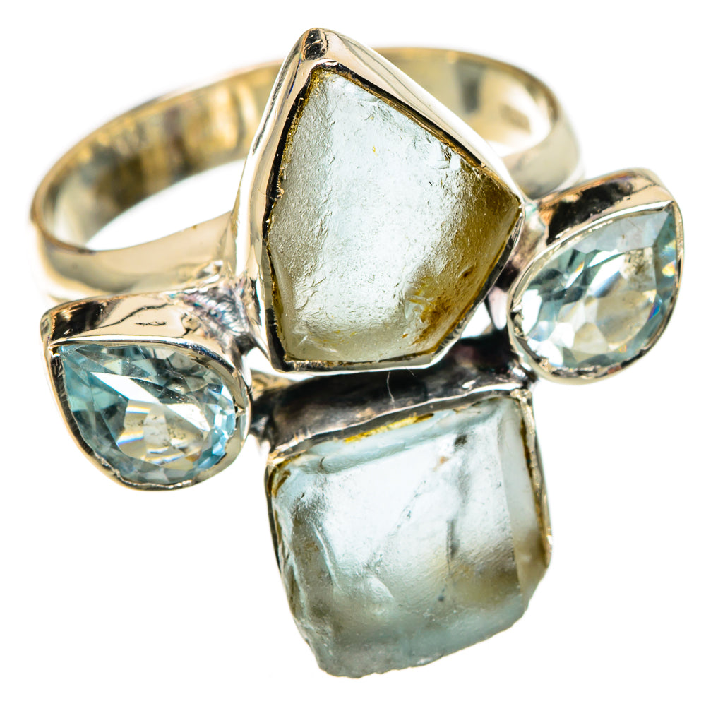 Aquamarine Rings handcrafted by Ana Silver Co - RING105239 - Photo 2