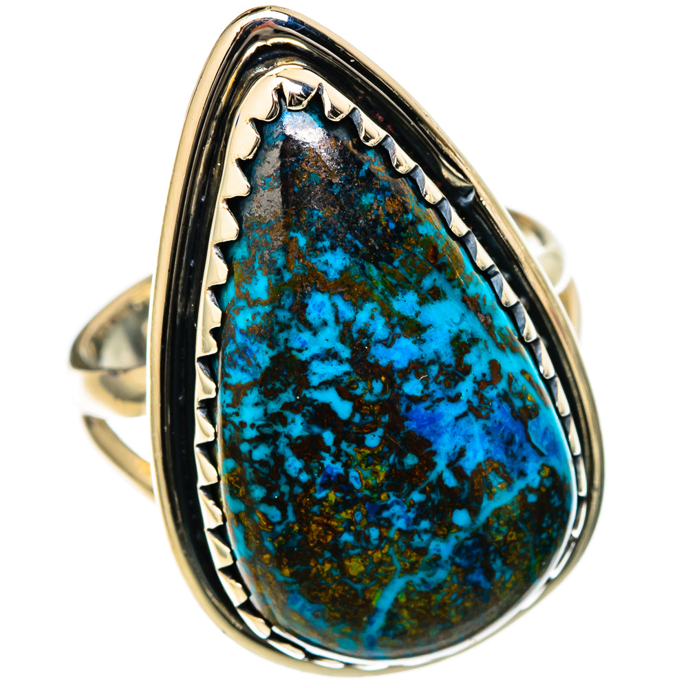Shattuckite Rings handcrafted by Ana Silver Co - RING105245 - Photo 2
