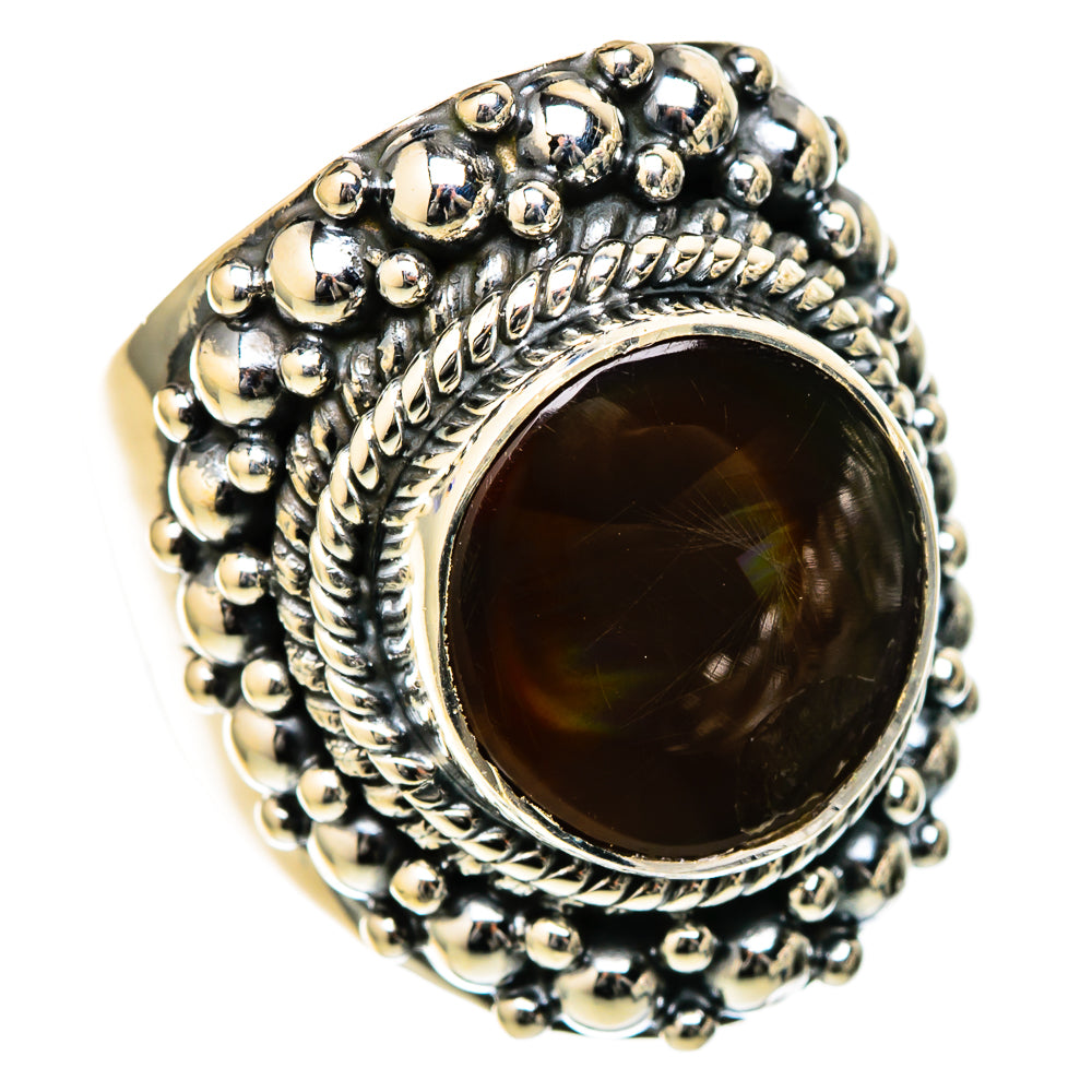 Mexican Fire Agate Rings handcrafted by Ana Silver Co - RING105250 - Photo 2