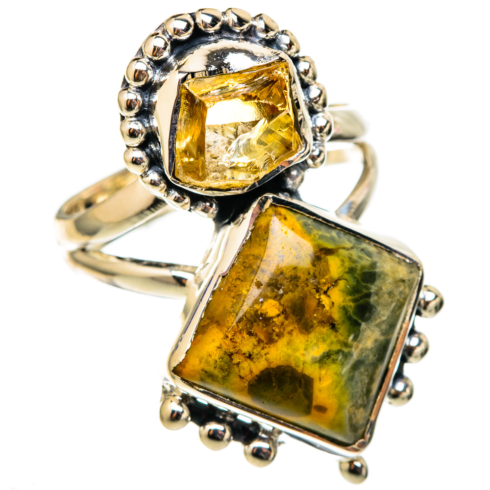 Ocean Jasper Rings handcrafted by Ana Silver Co - RING105473 - Photo 2