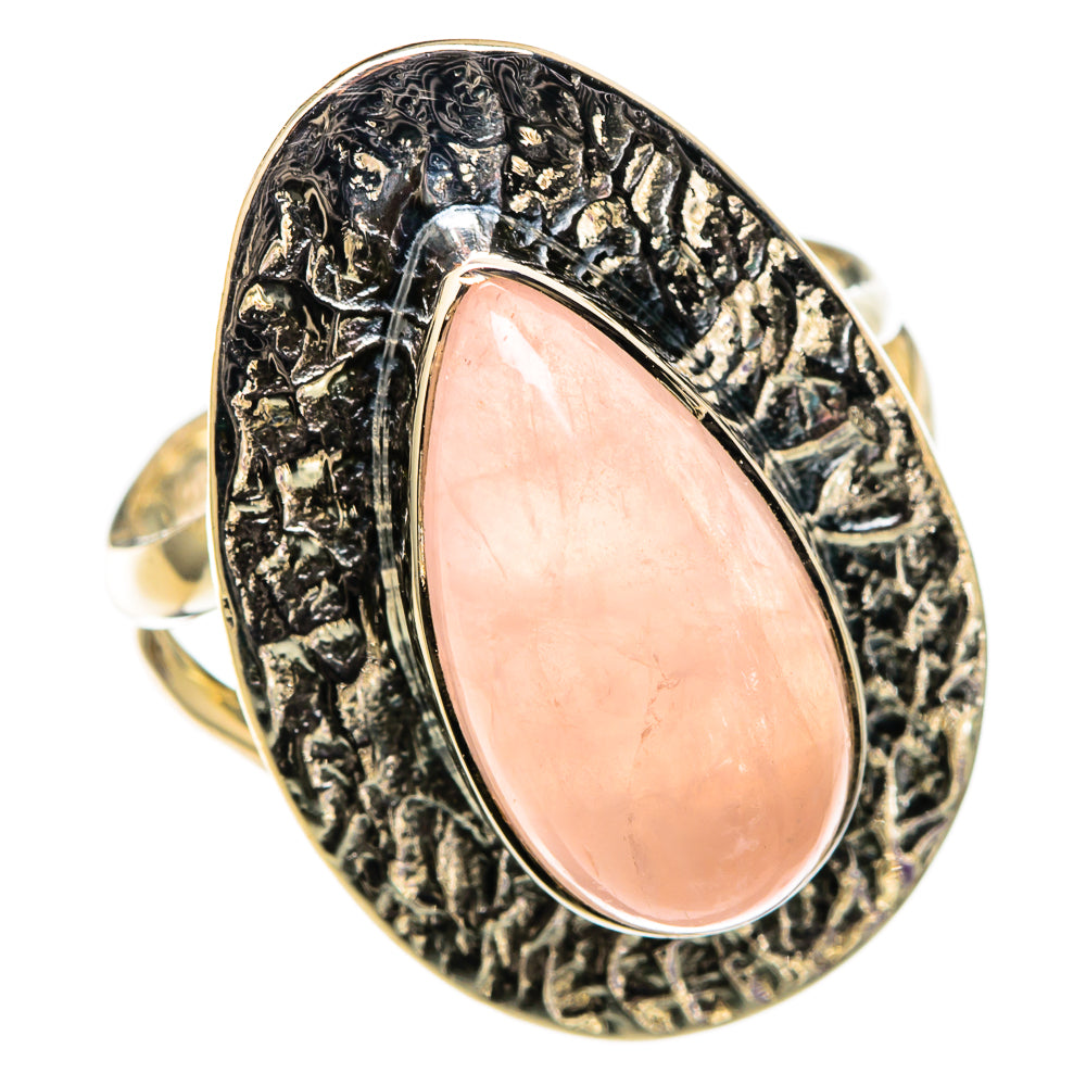 Rose Quartz Rings handcrafted by Ana Silver Co - RING105497 - Photo 2