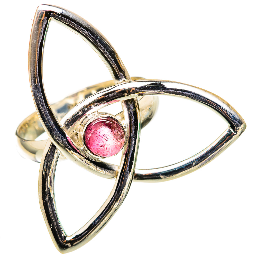 Pink Tourmaline Rings handcrafted by Ana Silver Co - RING105594 - Photo 2