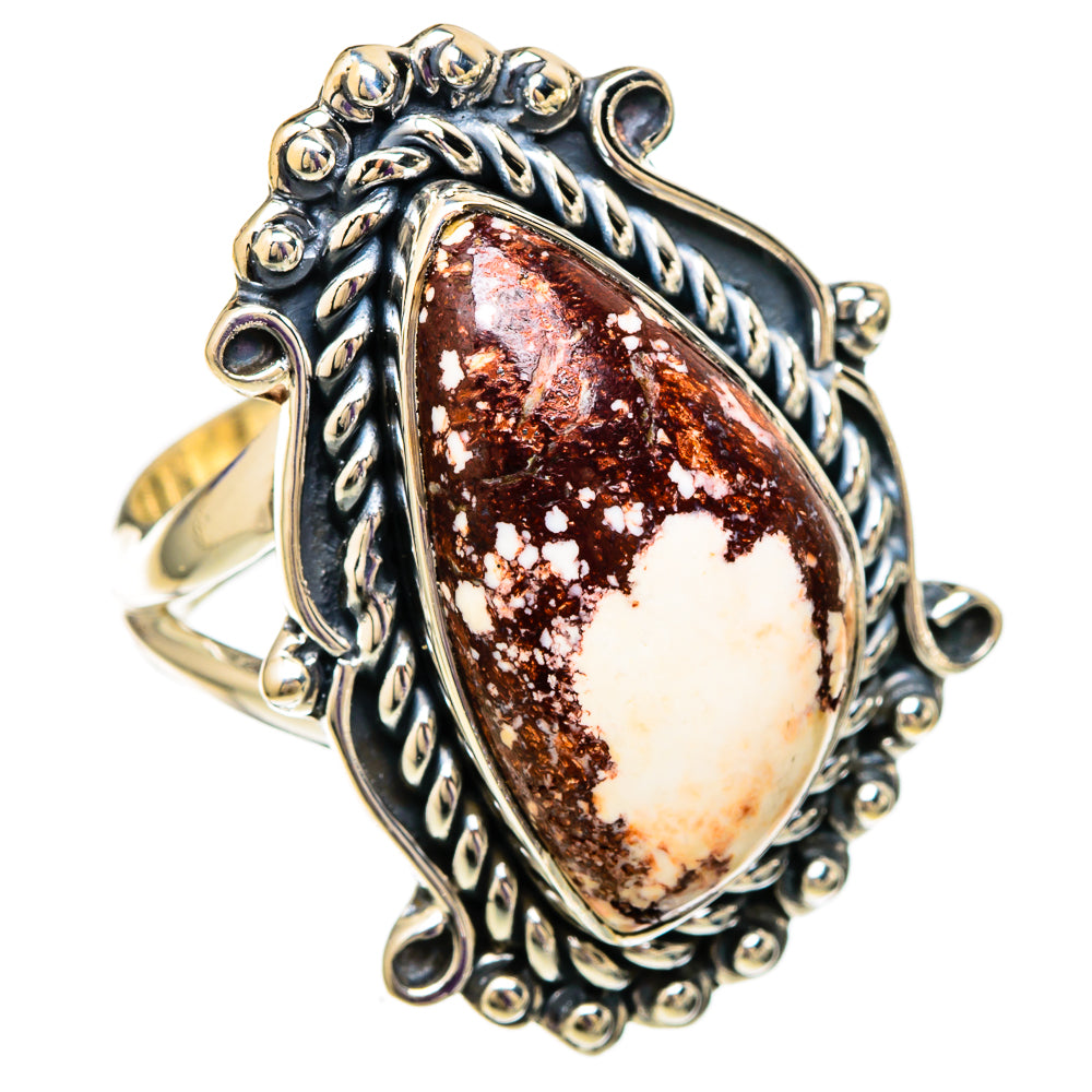 Wild Horse Jasper Rings handcrafted by Ana Silver Co - RING105630 - Photo 2