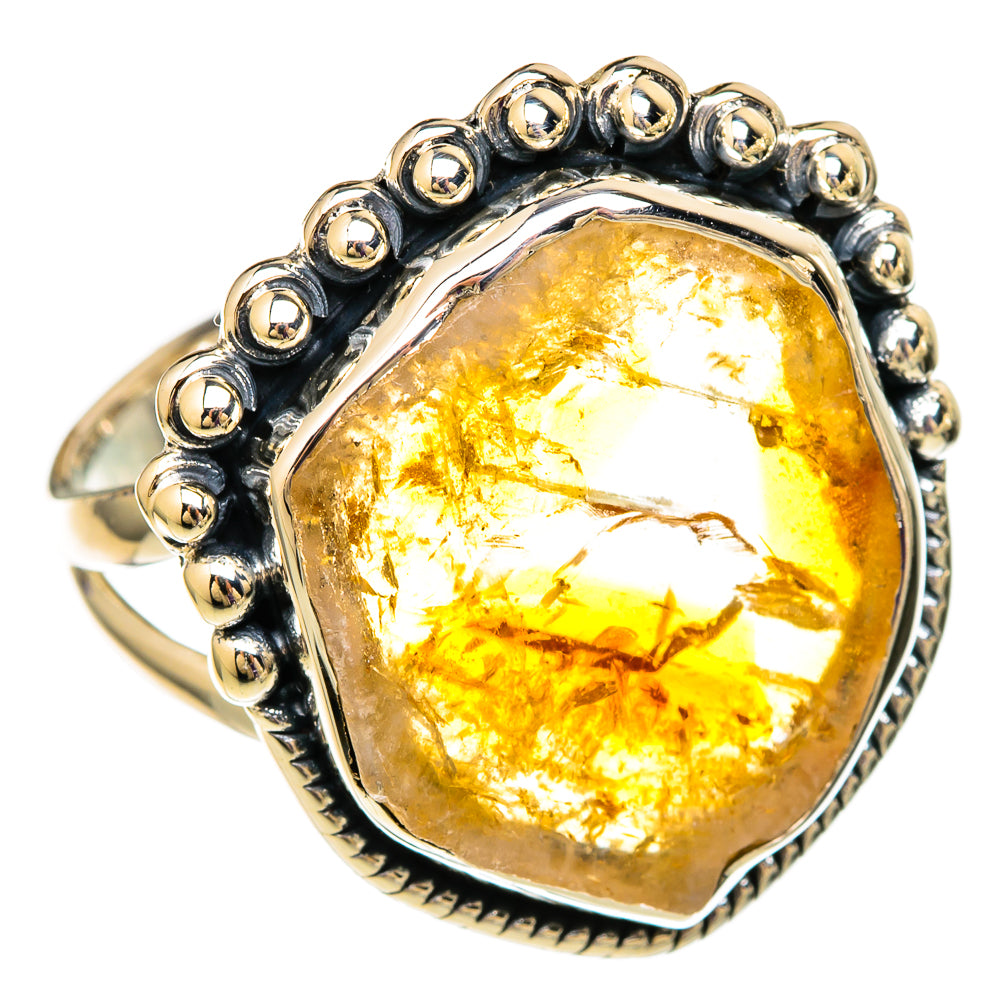 Citrine Rings handcrafted by Ana Silver Co - RING105633 - Photo 2
