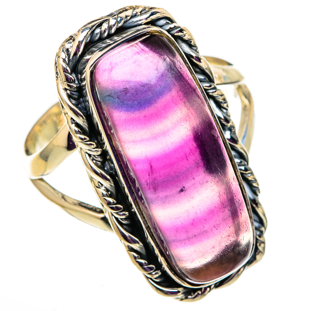 Fluorite Rings handcrafted by Ana Silver Co - RING105765 - Photo 2