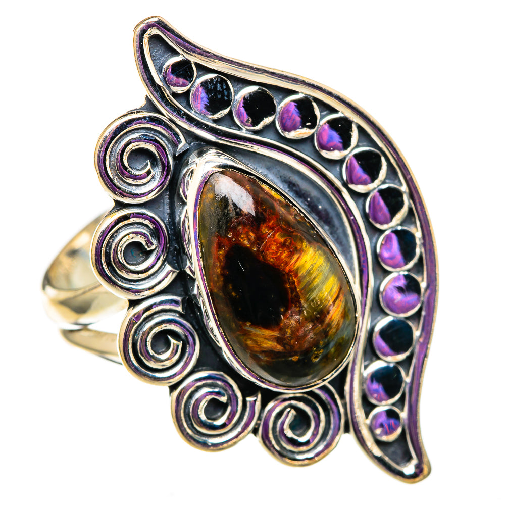 Pietersite Rings handcrafted by Ana Silver Co - RING105769 - Photo 2