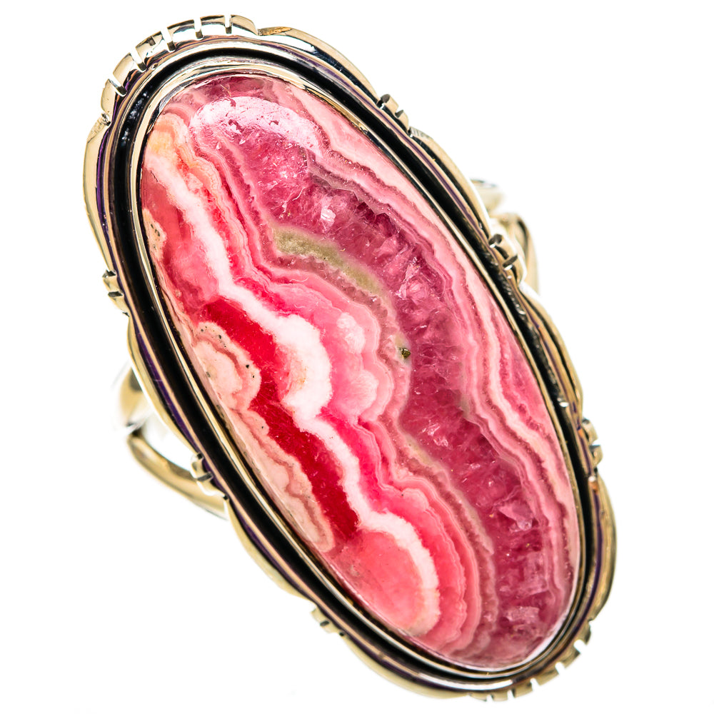 Rhodochrosite Rings handcrafted by Ana Silver Co - RING105822 - Photo 2