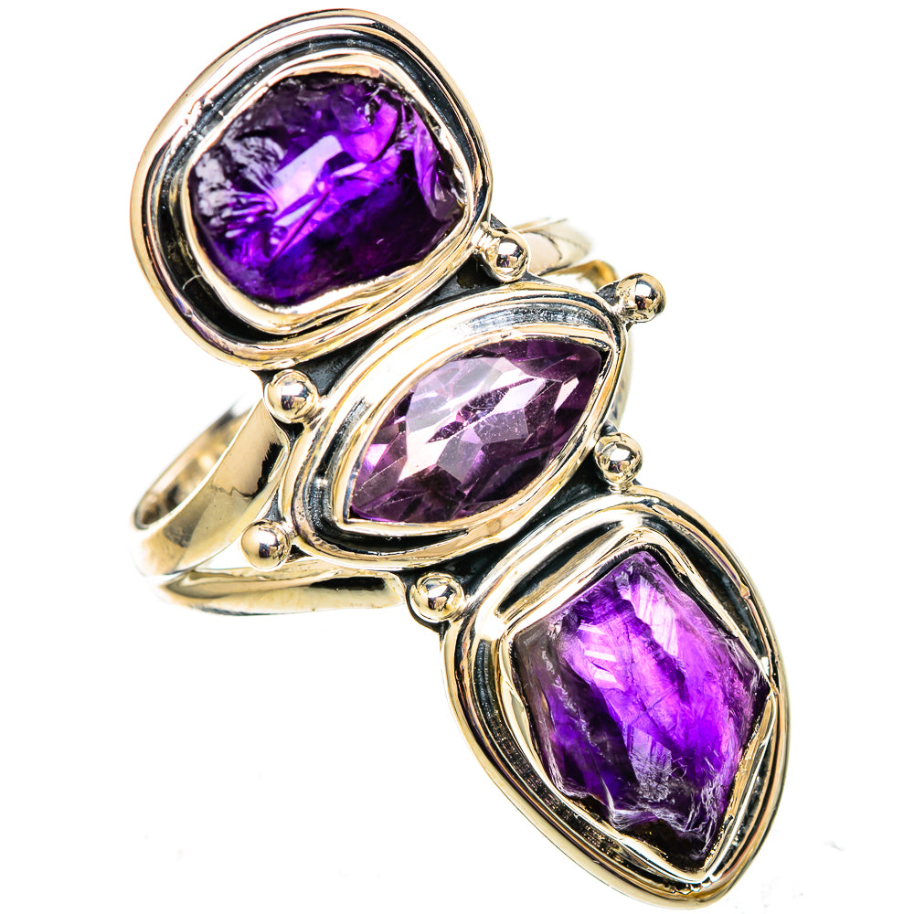 Amethyst Rings handcrafted by Ana Silver Co - RING105916 - Photo 2