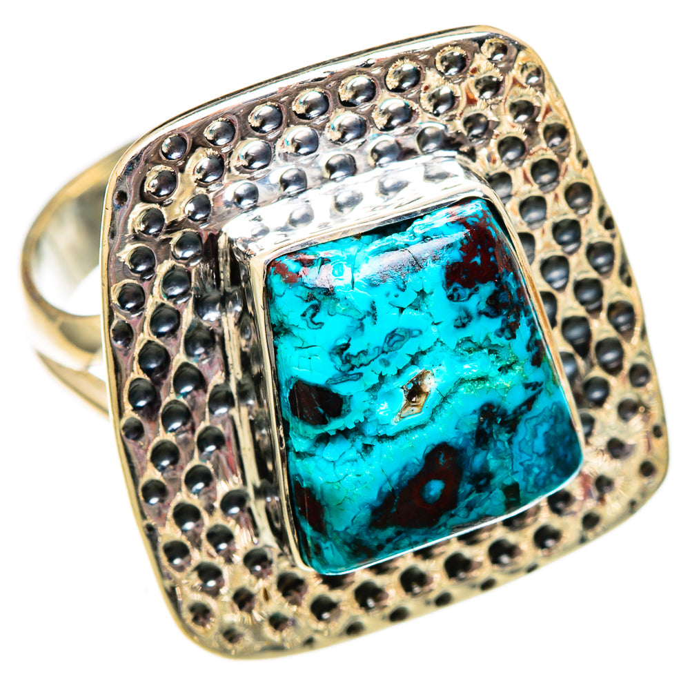 Shattuckite Rings handcrafted by Ana Silver Co - RING105973 - Photo 2