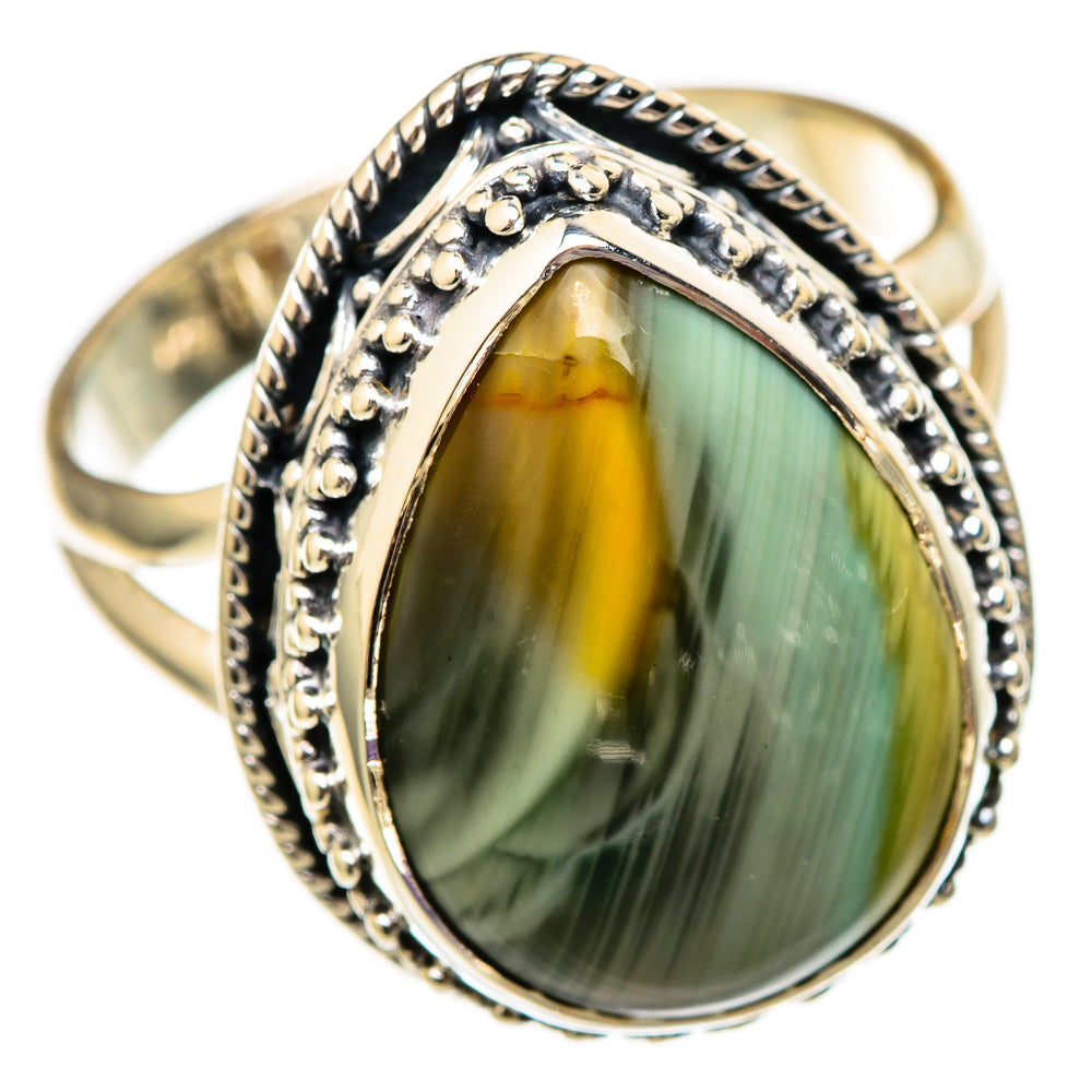 Willow Creek Jasper Rings handcrafted by Ana Silver Co - RING106018 - Photo 2