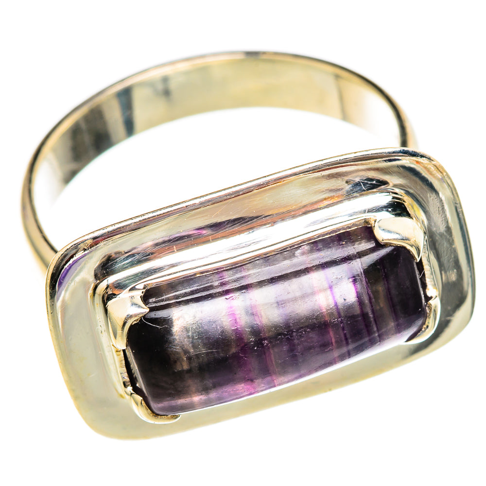 Fluorite Rings handcrafted by Ana Silver Co - RING106064 - Photo 2