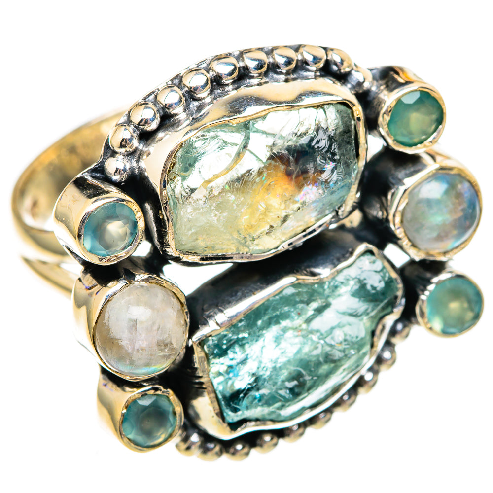 Aquamarine Rings handcrafted by Ana Silver Co - RING106079 - Photo 2