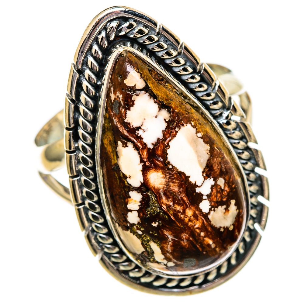 Wild Horse Jasper Rings handcrafted by Ana Silver Co - RING106129 - Photo 2
