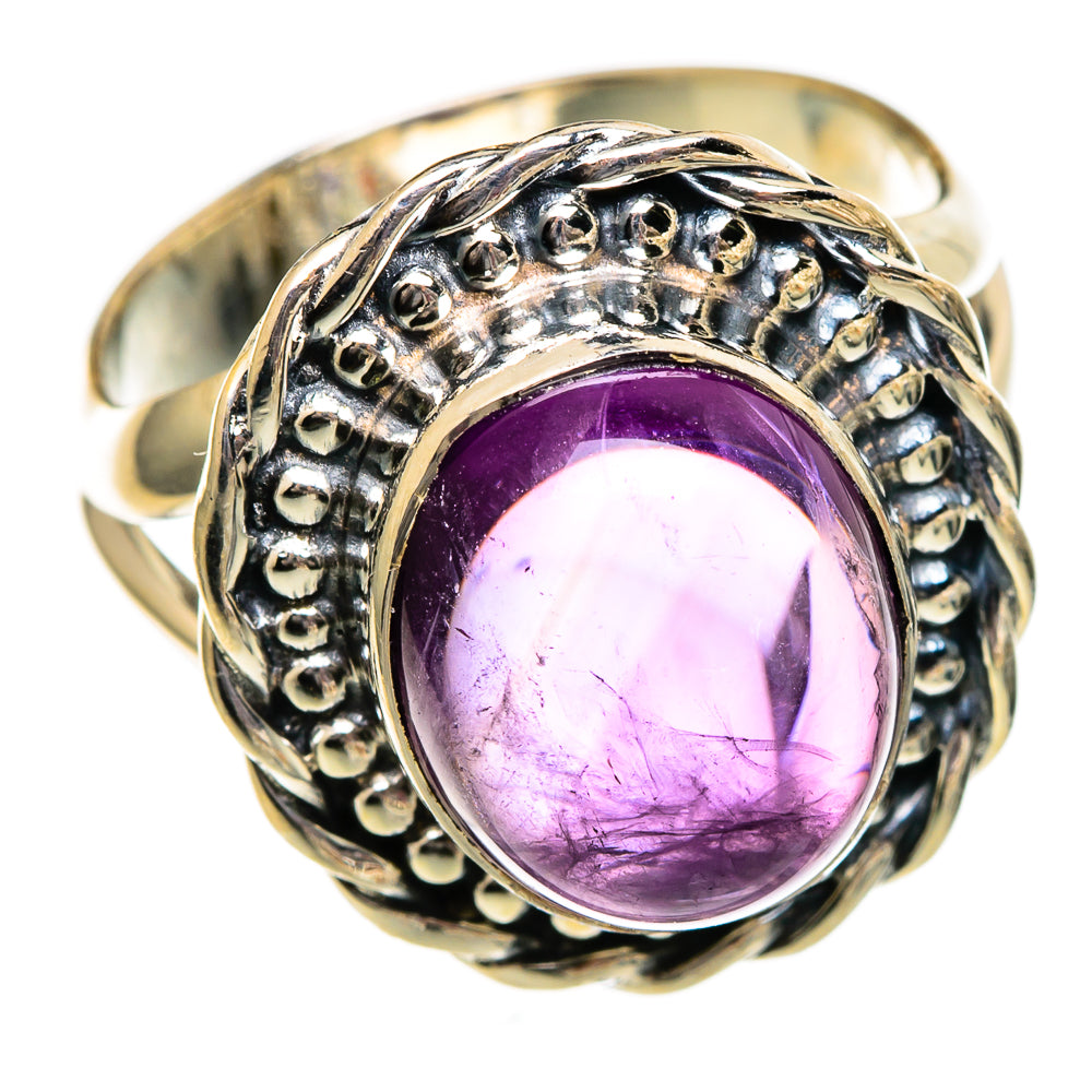 Amethyst Rings handcrafted by Ana Silver Co - RING106132 - Photo 2