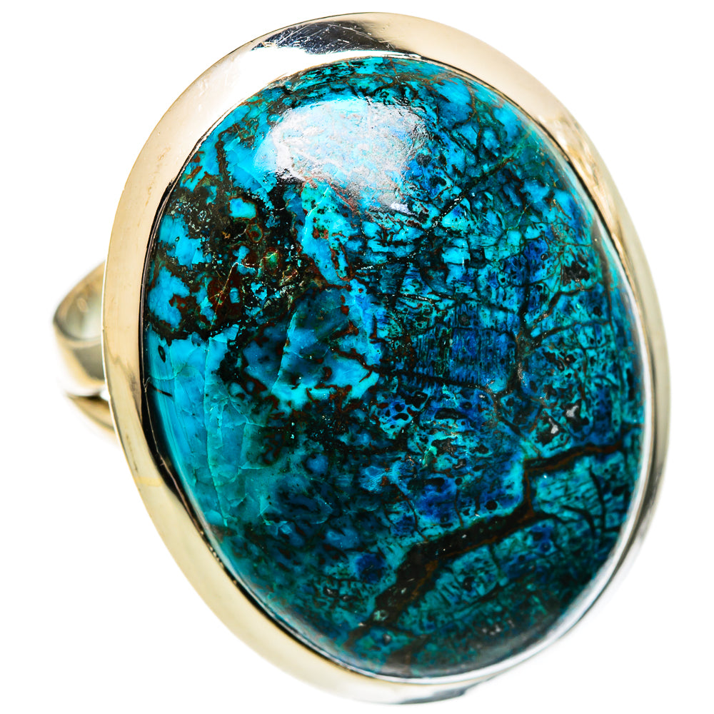 Shattuckite Rings handcrafted by Ana Silver Co - RING106157 - Photo 2