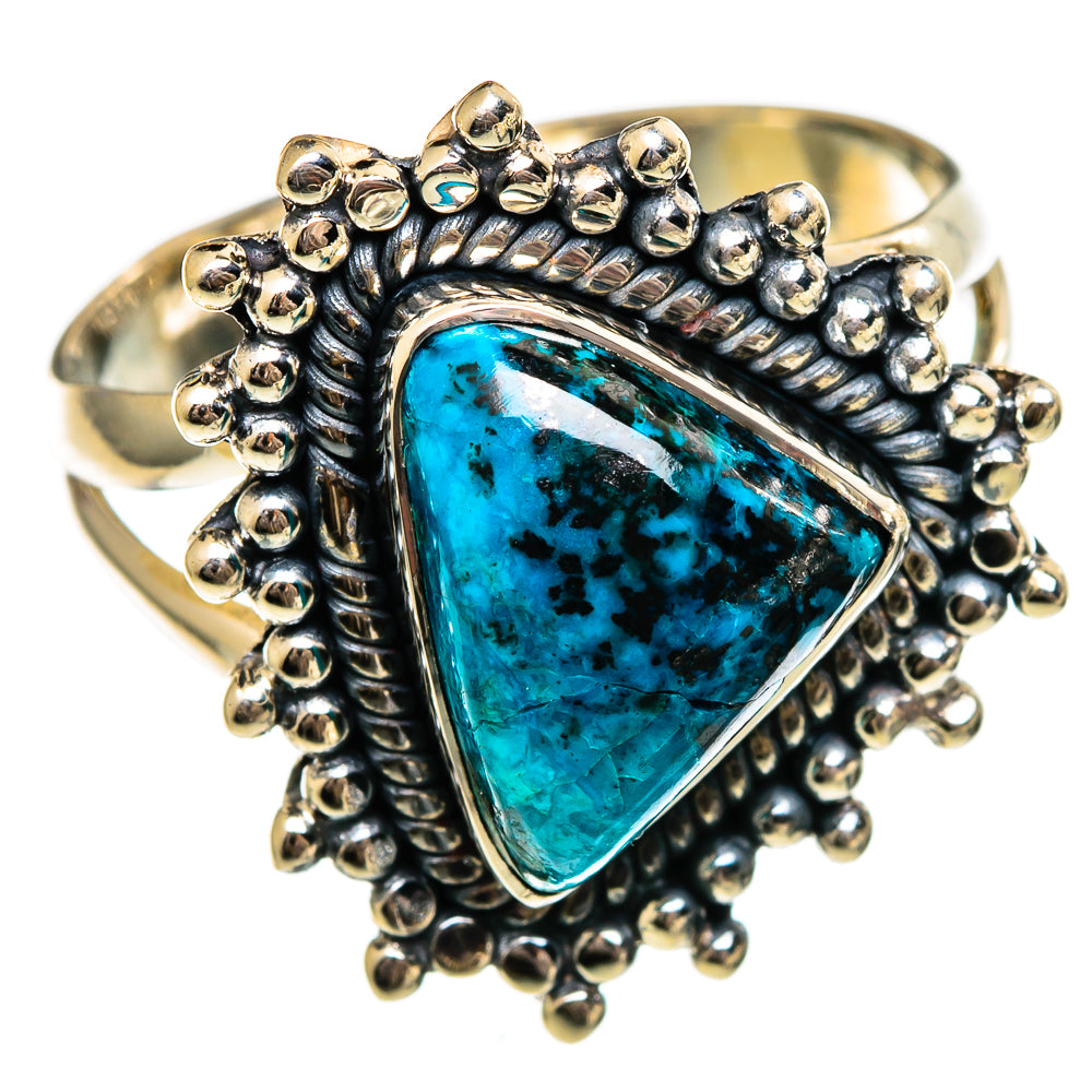 Shattuckite Rings handcrafted by Ana Silver Co - RING106275 - Photo 2
