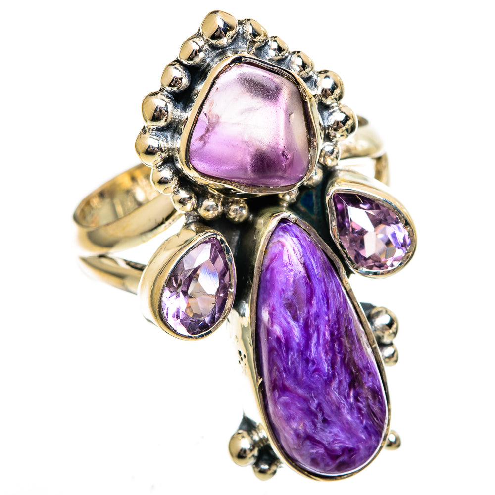 Charoite Rings handcrafted by Ana Silver Co - RING106330 - Photo 2