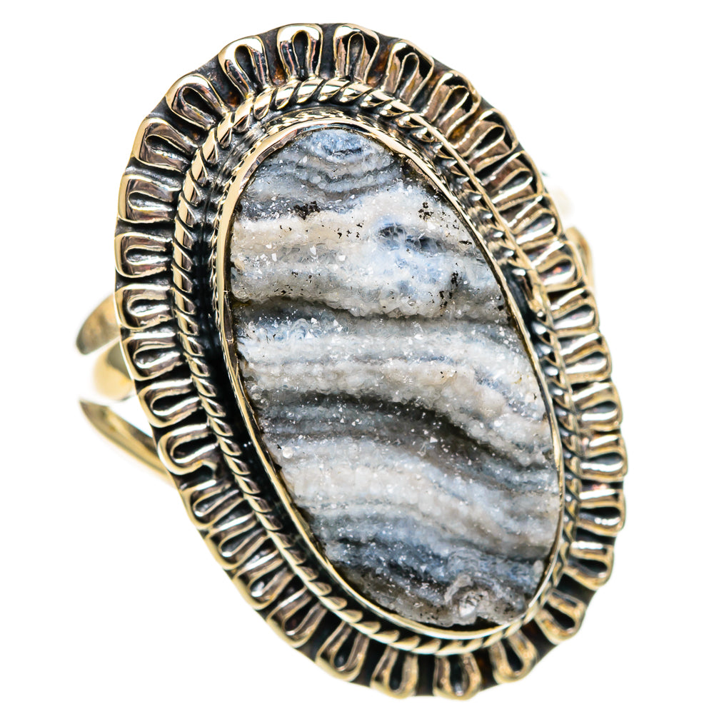 Desert Druzy Rings handcrafted by Ana Silver Co - RING106344 - Photo 2
