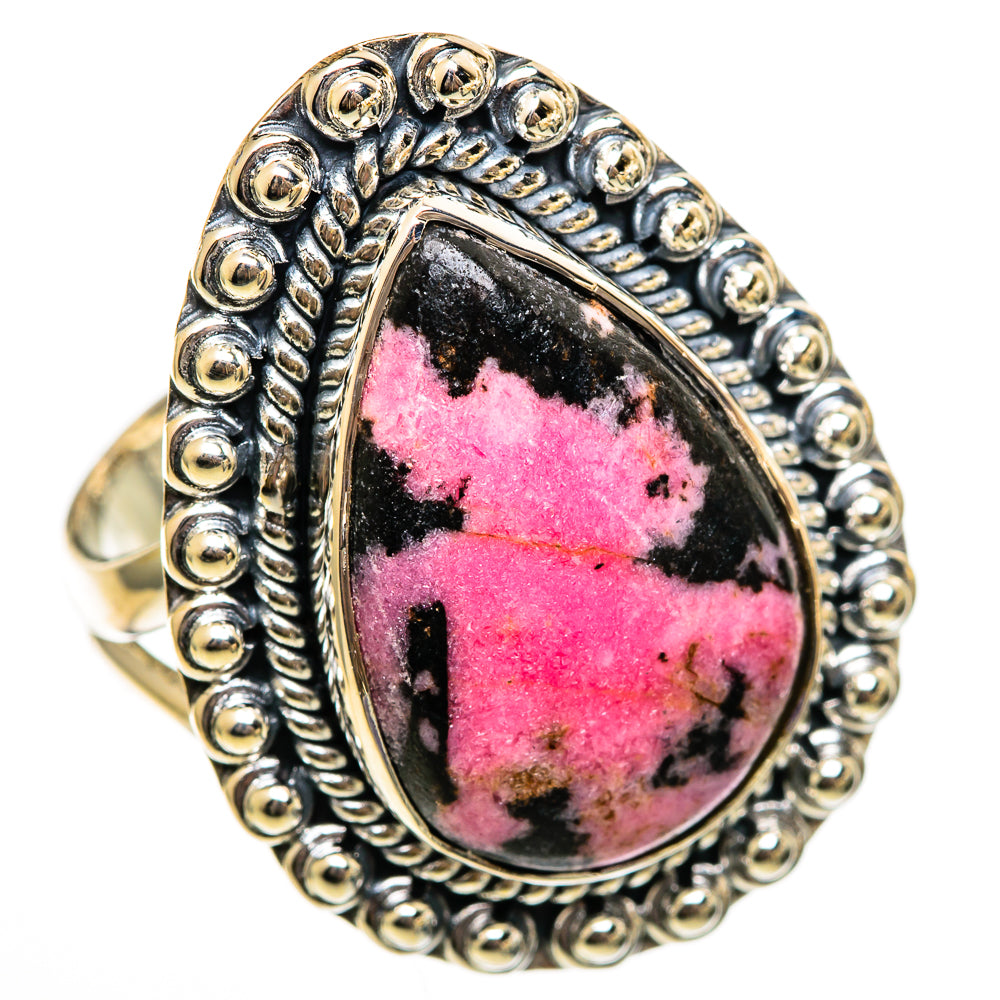 Rhodonite Rings handcrafted by Ana Silver Co - RING106414 - Photo 2