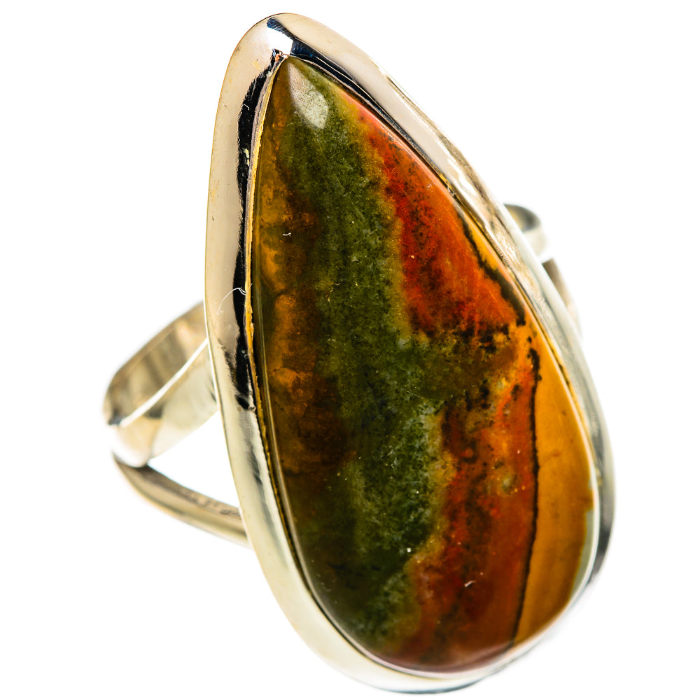 Willow Creek Jasper Rings handcrafted by Ana Silver Co - RING106428 - Photo 2