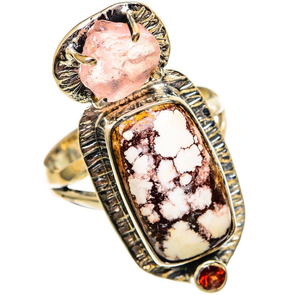 Wild Horse Jasper Rings handcrafted by Ana Silver Co - RING106454 - Photo 2