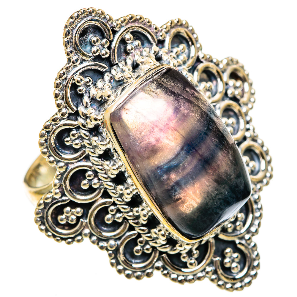 Fluorite Rings handcrafted by Ana Silver Co - RING106466 - Photo 2