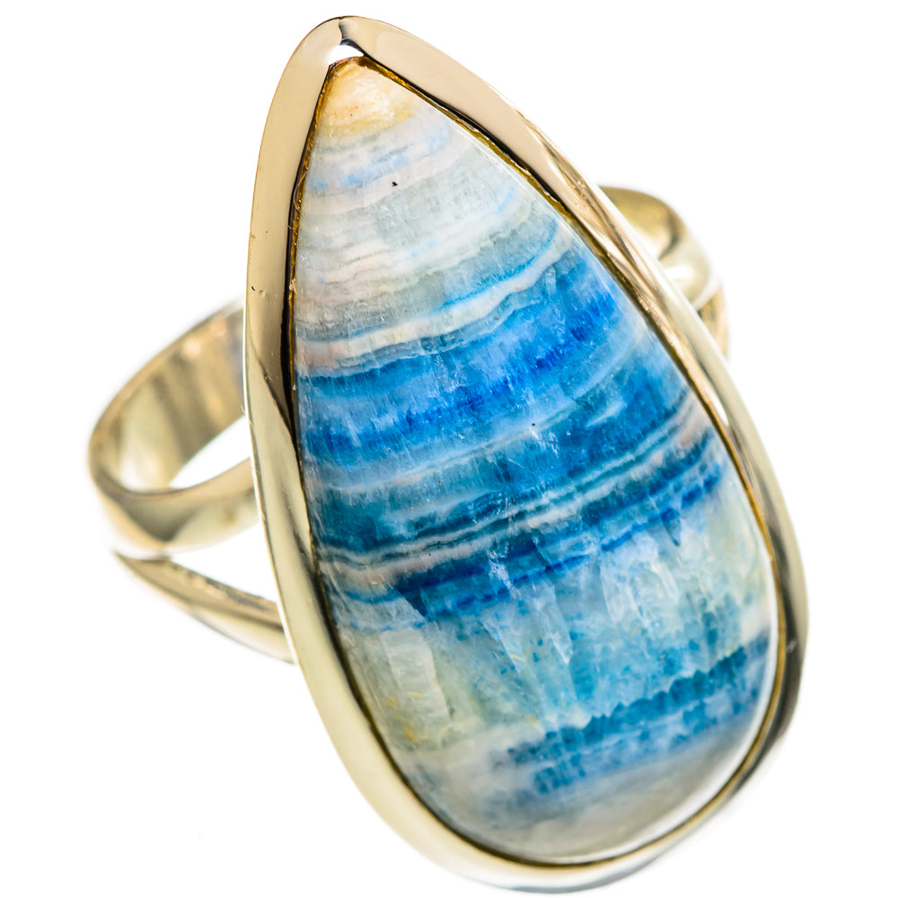 Blue Scheelite Rings handcrafted by Ana Silver Co - RING106476 - Photo 2